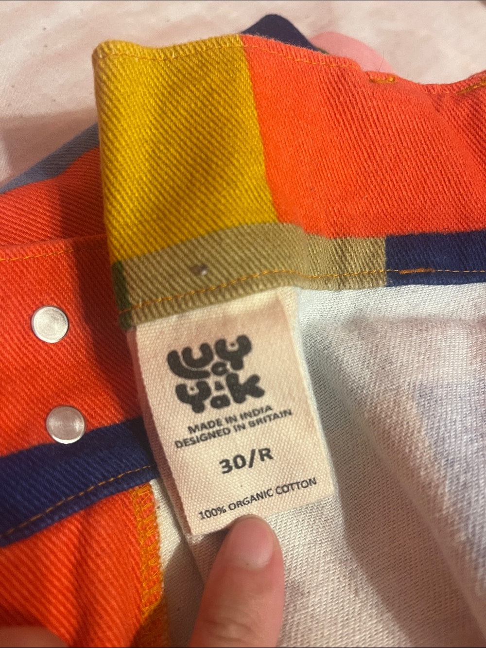 Lucy & Yak colorblock Addison jeans - Picture 2 of 4